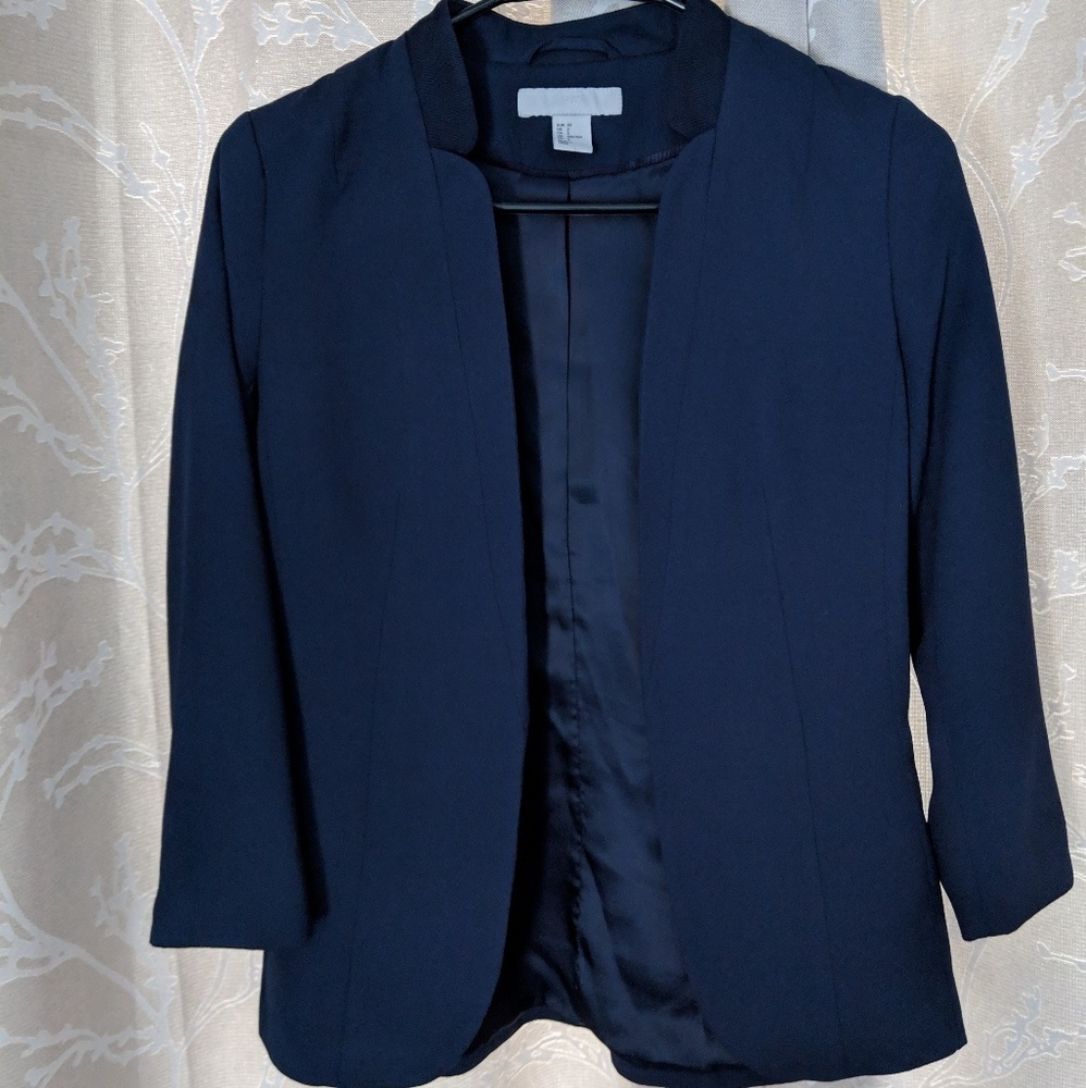 H&M navy blue blazer